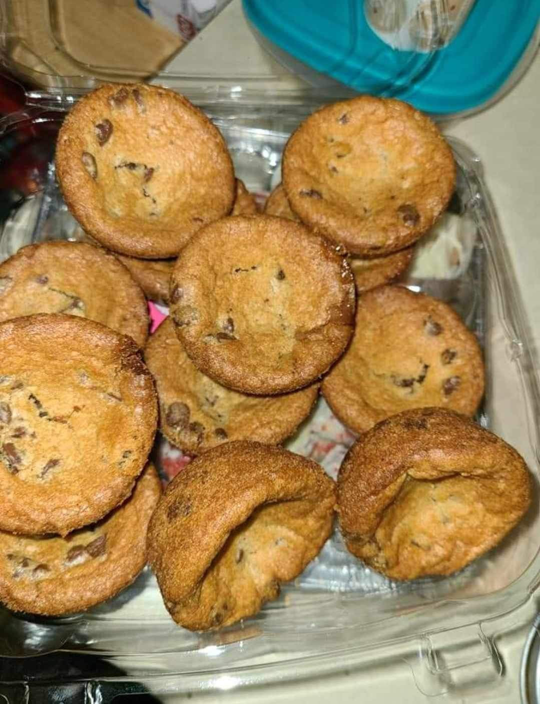 Deep Dish Chocolate Chip Caramel Cookies